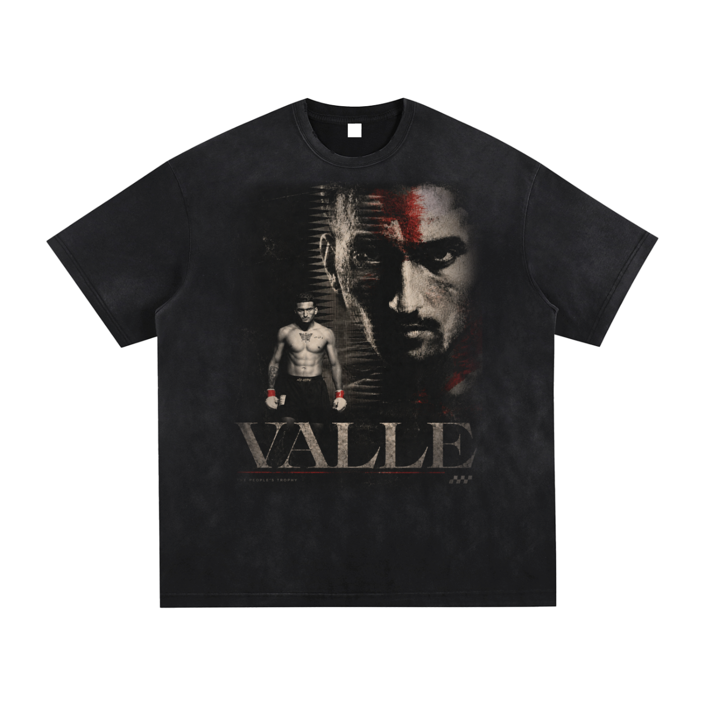 Vintage Washed Hand-Frayed T-Shirt