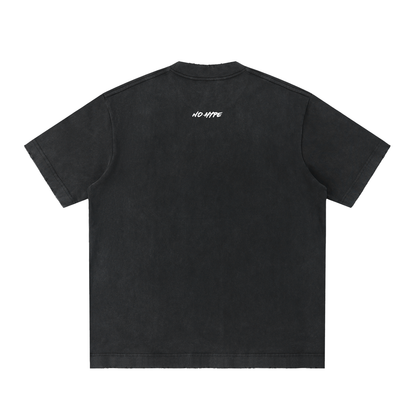 Hype Heavyweight Vintage Washed Frayed T