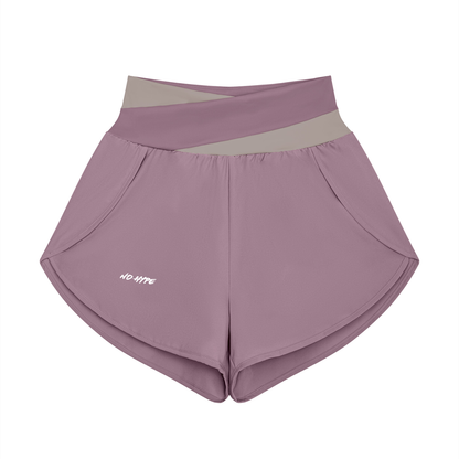 Y Color Slash Yoga Shorts