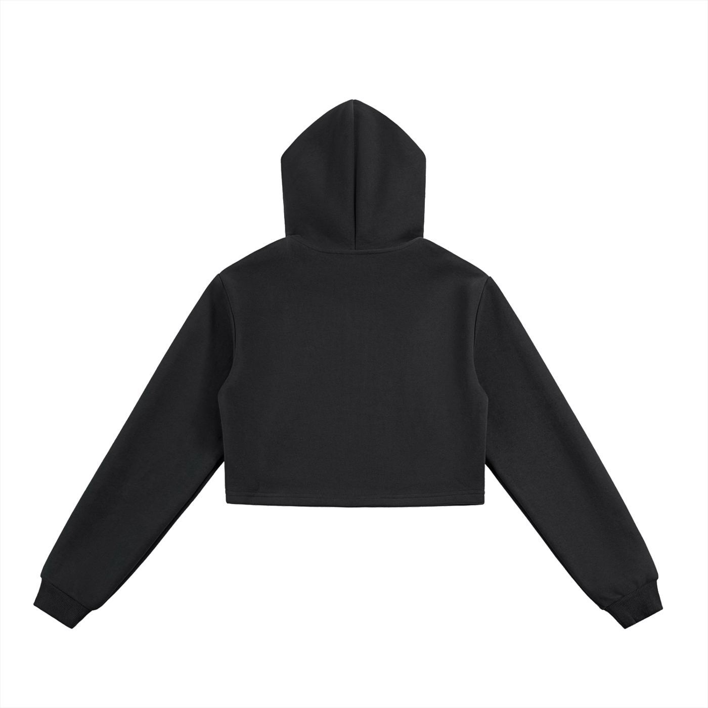 W Fundamental Cropped Zip Hoodie