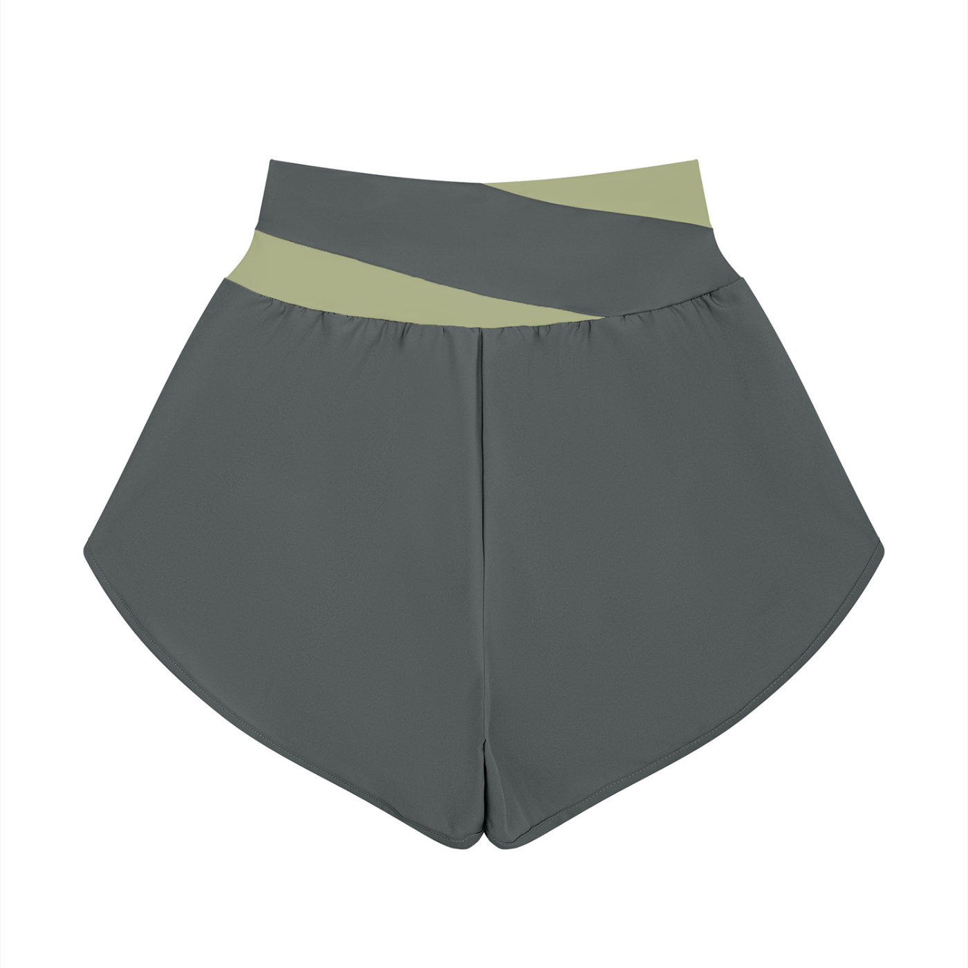 Y Color Slash Yoga Shorts