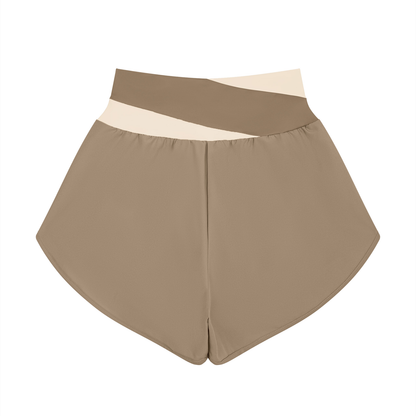 Y Color Slash Yoga Shorts