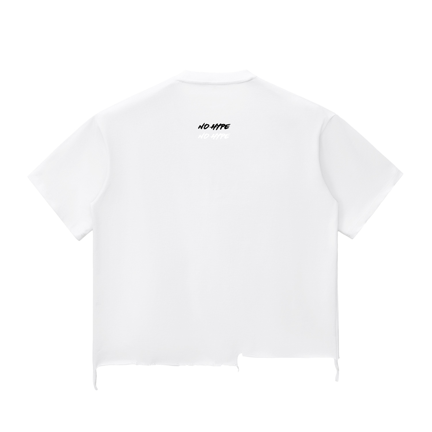 Snow Wash Raw-Hem Boxy T-shirt