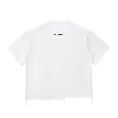 Snow Wash Raw-Hem Boxy T-shirt