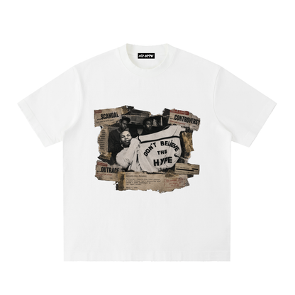 Hype Heavyweight Vintage Washed Frayed T