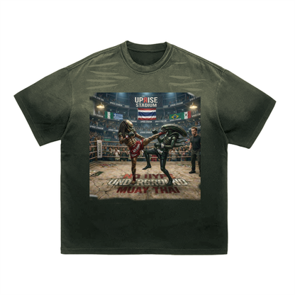 Tiger Stripe Gradient Washed T-Shirt