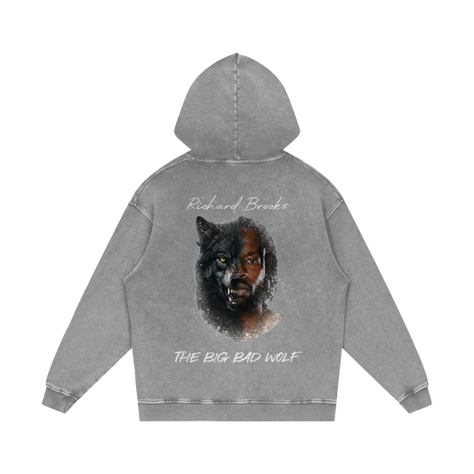 The Big Bad Wolf Snow Washed Oversized Hoodie