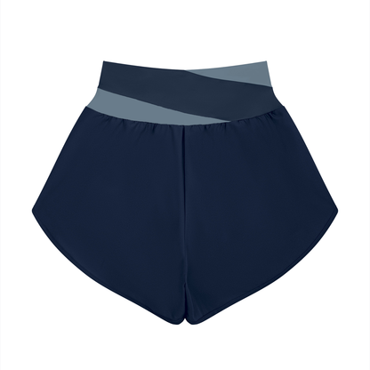 Y Color Slash Yoga Shorts