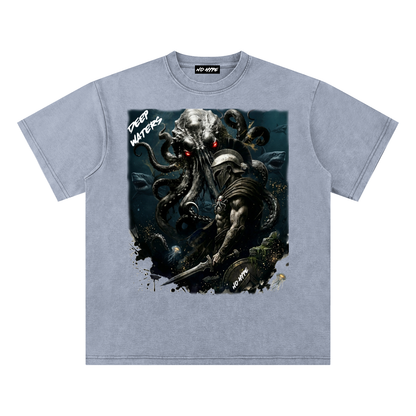 Uprise X No Hype Deep Waters MMA Bamboo Snow Washed T