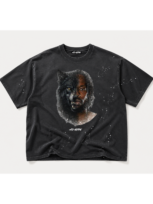 Big Bad Wolf Sunfade Paint T