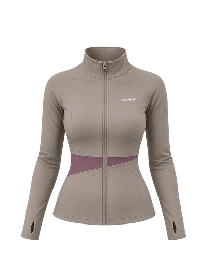 W Color Slash Yoga Jacket