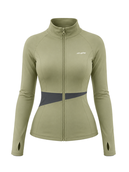 W Color Slash Yoga Jacket