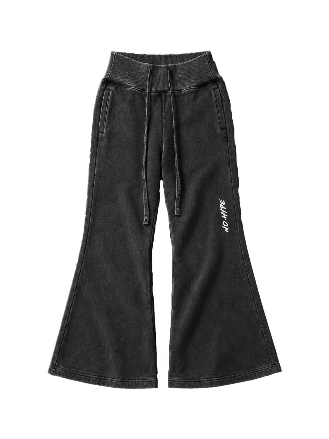 Vintage Washed Flared Fleece Pants