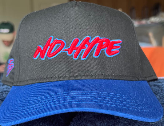 No Hype Classic Snapback - Black/Blue/Red