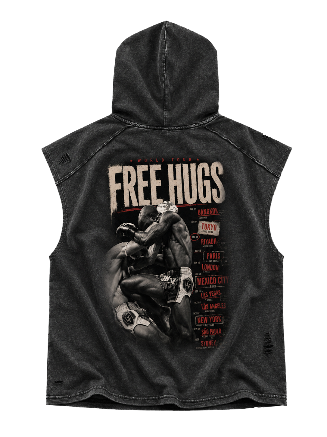Free Hugs Hooded Tank