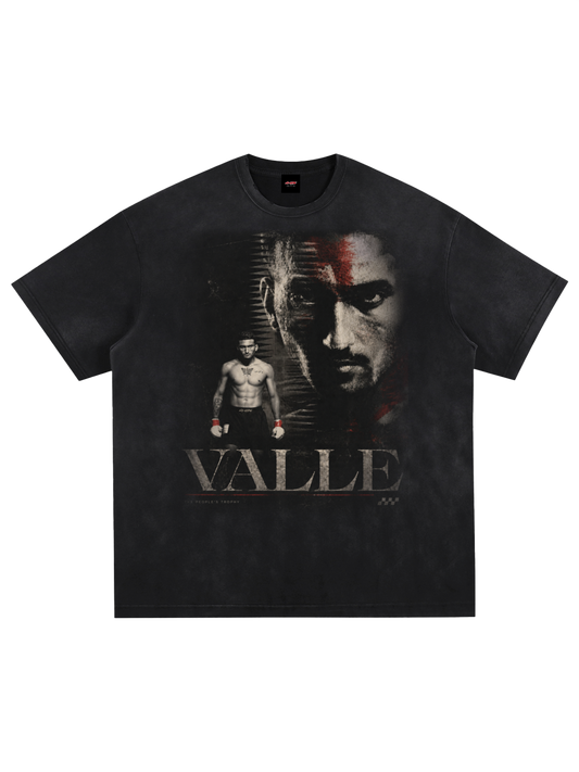 Valle Kratos Vintage Washed Hand-Frayed T-Shirt