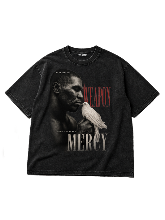 Weapon. Mercy. Snow Washed Tyson Tee