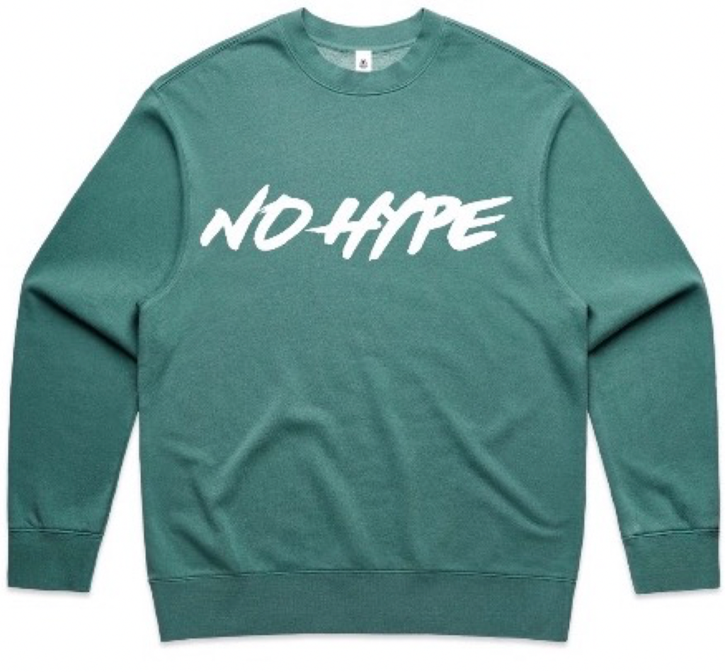 No Hype Crew Neck (Coral Green)