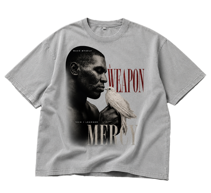 Weapon. Mercy. Snow Washed Tyson Tee