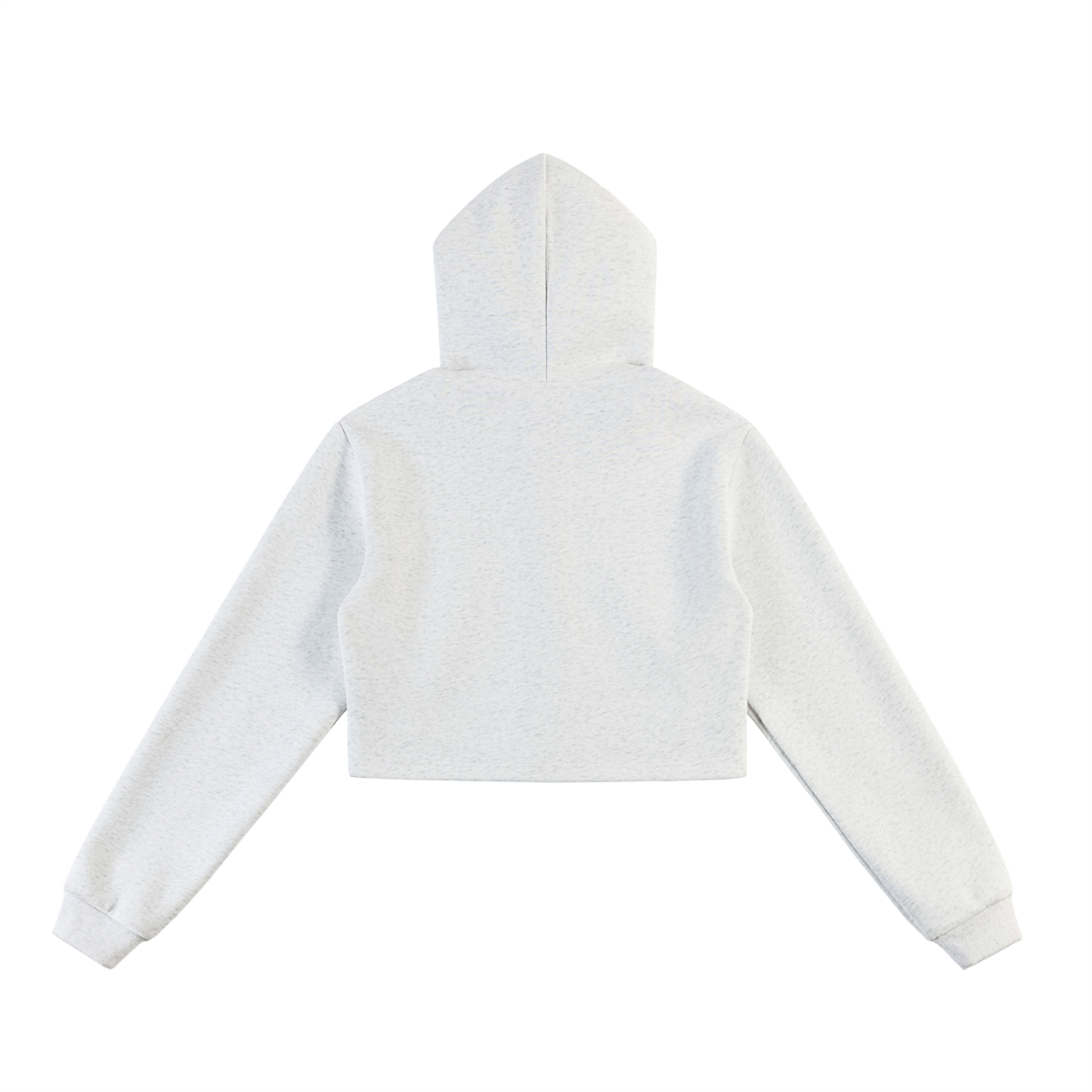 W Fundamental Cropped Zip Hoodie