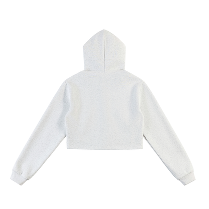 W Fundamental Cropped Zip Hoodie