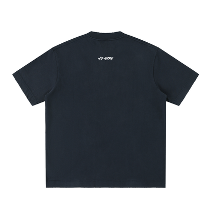 Hype Heavyweight Vintage Washed Frayed T