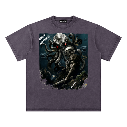 Uprise X No Hype Deep Waters MMA Bamboo Snow Washed T