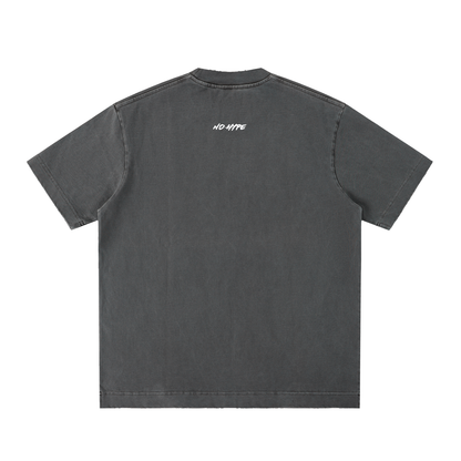 Hype Heavyweight Vintage Washed Frayed T
