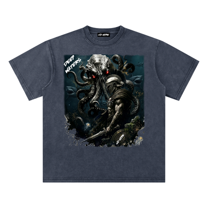 Uprise X No Hype Deep Waters MMA Bamboo Snow Washed T