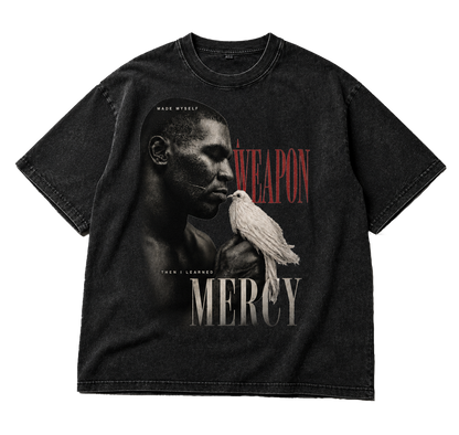 Weapon. Mercy. Snow Washed Tyson Tee