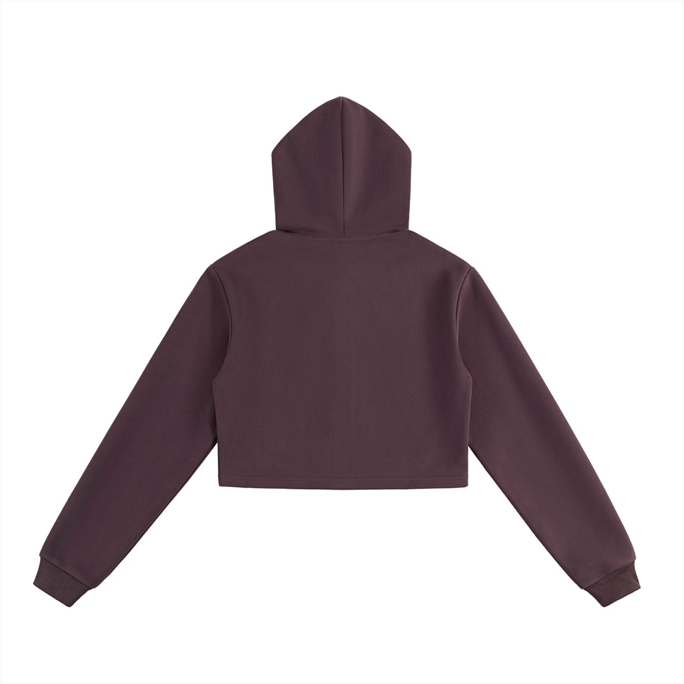 W Fundamental Cropped Zip Hoodie