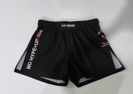 No Hype x Uprise Hybrid MMA Shorts - Black