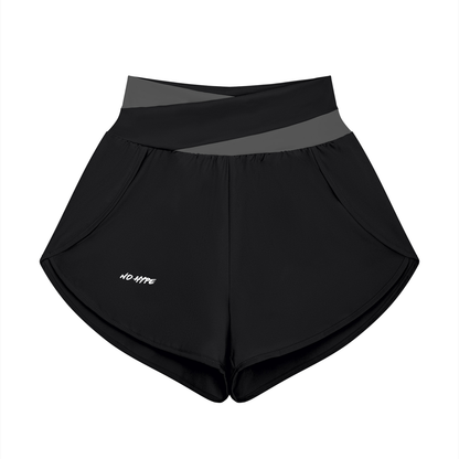 Y Color Slash Yoga Shorts